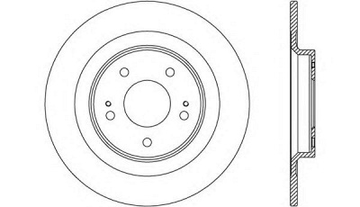 OPEN PARTS bdr271510 -  Тормозной диск